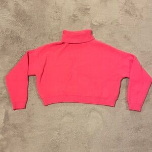 Zara Vibrant Pink Cropped Knitwear
